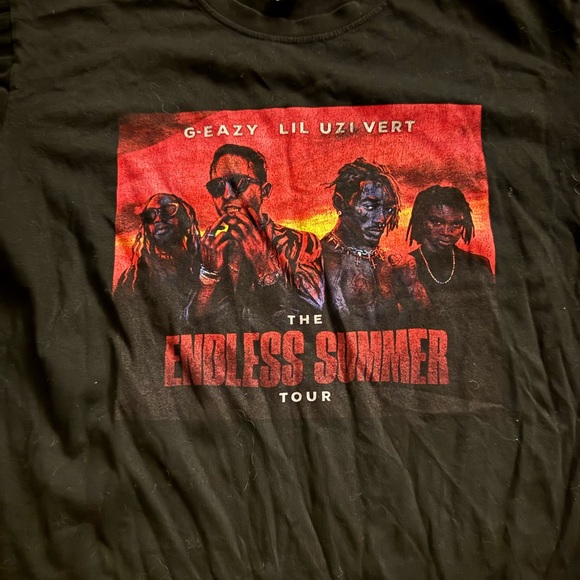 G-Eazy & Lil’ Uzi Vert 2018 Endless Summer Tour Concert Tee: Unisex: Hip Hop - Picture 3 of 4